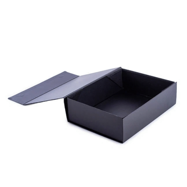 Premium Magnetic Flap Hamper Gift Box (Black)